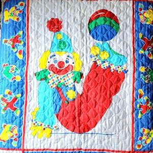 Vintage Circus Clown Quilt